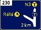 Pre-advance exit direction