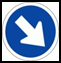 Keep right