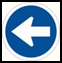 Proceed left only