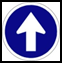 Proceed right only