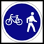 Cyclists and pedestrians only (R112, R113, R114, R115, TR112, TR113, TR114