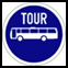 Tour buses only