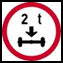 Axle mass limit