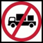 Delivery vehicles prohibited