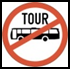 Tour buses prohibited