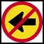 Left turn prohibited