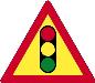 Traffic signals ahead.