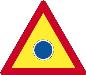 Temporary police flashing light